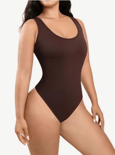 Tank Top Thong Bodysuit Abdominal Breathable Can be Worn Outside