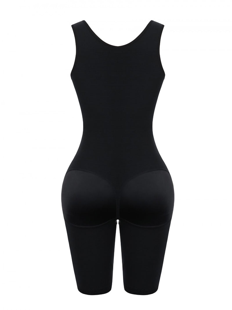 Power Body Shaper with Lace Open Crotch Highest Compression